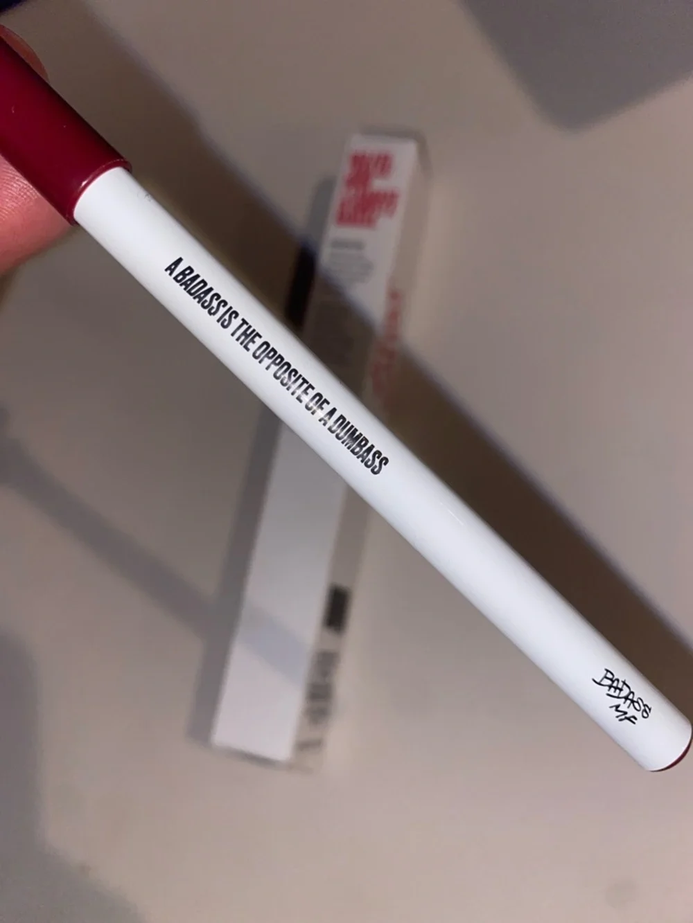 Uoma Beauty Badass MF Matte Lip Liner‎ in Ross